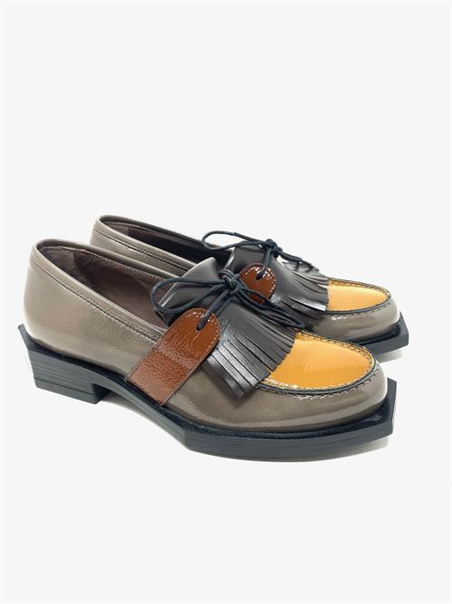 Mocassino donna multicolore IL LACCIO | K292NAPPALAKTAUPE+SENAPE